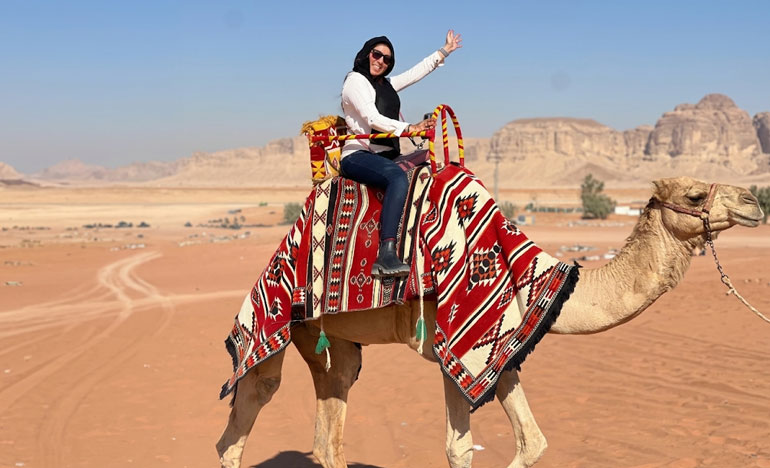 camel trekking riyadh